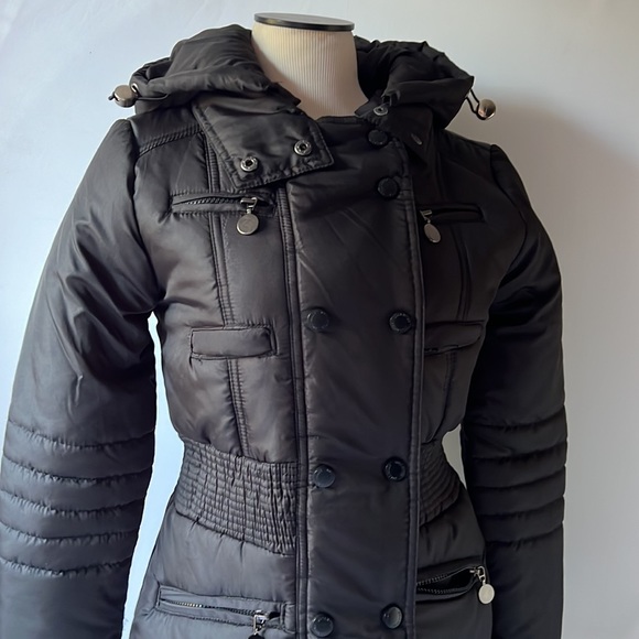 Dollhouse Coat Black Jacket Hoodie New XS - Picture 8 of 16